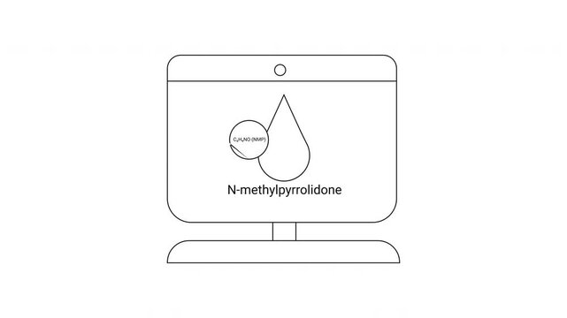 N-methylpyrrolidone - Chemical Structure, Properties, and Applications Explained.