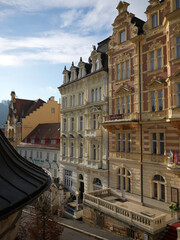 Obraz premium Karlovy Vary Historic Spa Resort Town in the Czech Republic