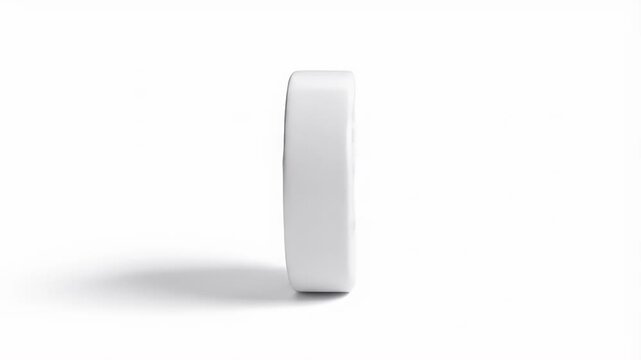 White round object with a crown symbol on a white background.
