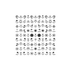 vector illustration of a set of icons. bundle vector set of black silhouettes of plants. Set of Minimalist Culinary Herb Silhouettes Vector.