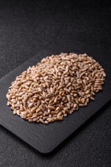 Shelled sunflower seed kernels, salted, roasted, or raw, are a healthy ingredient. Sunflower seeds