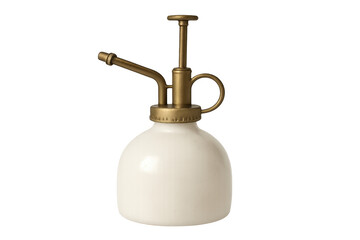 Obraz premium Vintage brass and ceramic plant mister for watering