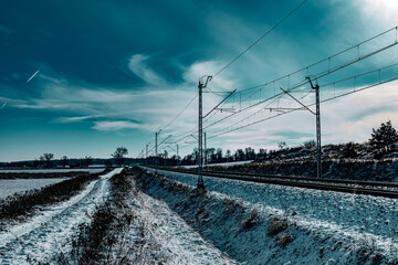 Zima przy torach © bulamati