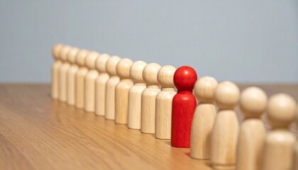 The Red Stand: Singular Voice Amid Silent Rows