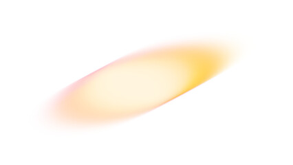 Soft Pink and Orange Light Flare Overlay with Smooth Gradient Glow and Cinematic Lens Effect Isolated on a Transparent Background (PNG).