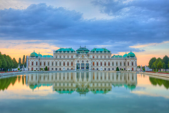 Belvedere Palace in Vienna, Austria