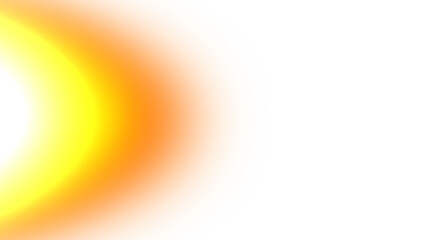 Bright Orange and Yellow Light Burst Overlay with Radiant Glow and Cinematic Gradient Effect Isolated on a Transparent Background (PNG).