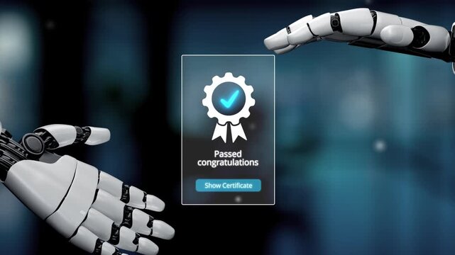 AI validates certification with virtual assistant tools, AI-driven quality checks, and artificial intelligence compliance assurance systems. Kernel