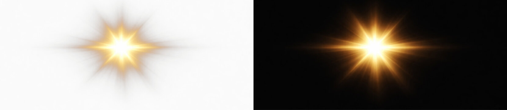 Abstract glowing light effects vector flare glow sparkle particles bokeh rays burst shimmer shine glitter highlights radiant energy star dust illumination on transparent background  .