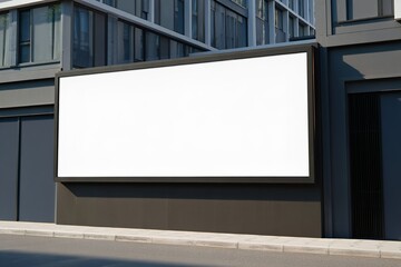 blank advertising billboard