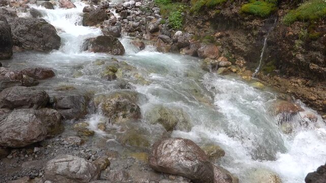 Bergbach Urslau bei Hinterthal, Salzburg, &Ouml;sterreich, Maria Alm