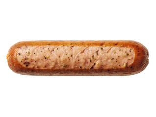 A macro shot of delicious sausage, cooked and ready to eat, with intricate details. A culinary delight, ready to be enjoyed! Isolated Transparent Background, PNG