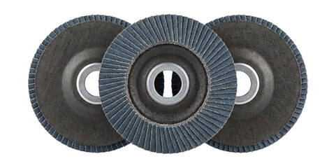 Naklejka premium Zirconia flap discs.