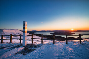 Fototapeta premium 美幌峠から見た屈斜路湖
