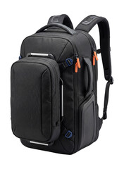 Naklejka premium Expandable backpack with detachable daypack.