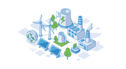 Sustainable Energy Infrastructure with Renewable Sources.