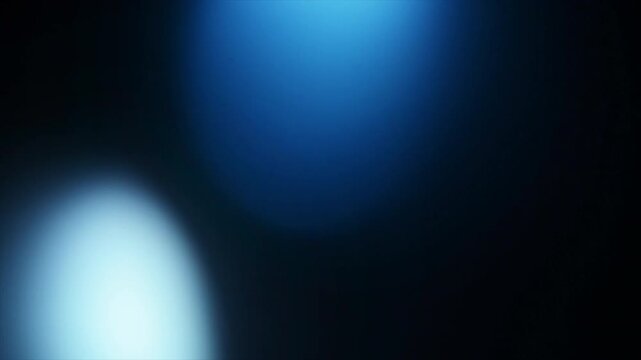 Cinematic Blue Light Leaks Transition Effect. Digital Lens Flare Effect and Overlay Background 4k video animation seamless loop