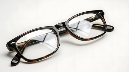 Classic Eyeglasses with Slightly Loose Hinges Indicating Regular Daily Usage