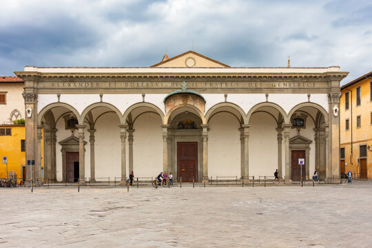 Basilica della Santissima Annunziata (Basilica of Most Holy Annunciation) in Florence, Italy