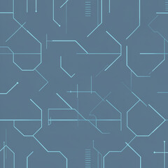 Pixel-Free Digital Seamless Pattern &ndash; Clean Tech