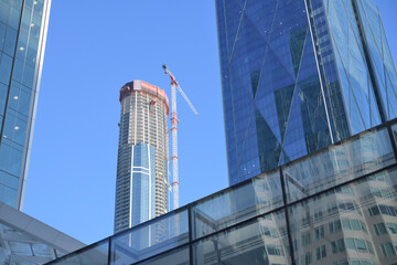 Naklejka premium architectural textures incl Skytower at One Yonge (Pinnacle One Yonge), Toronto