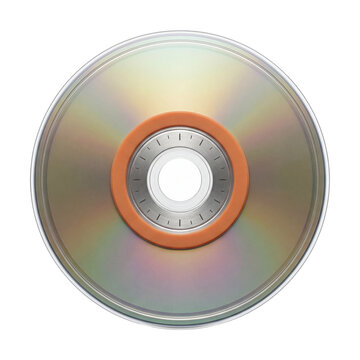 Mini rewritable CD with a 210MB capacity, small circular design.