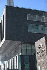 Naklejka premium sign at Delta Hotel located at 75 Lower Simcoe St, Toronto - Bremner Blvd side