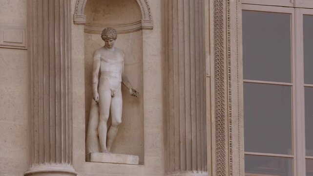 Capitoline Antinous statue in Le Louvre Cour Carr&eacute;e