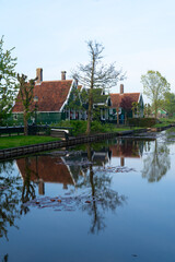 Obraz premium skyline of old town Zaanse Schans