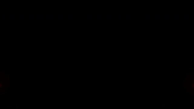 Color Neon Lines over Dark Background Room