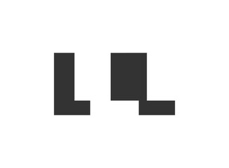 Obraz premium LLL logo design. Initial letter L L L bold font style for tech startups, consulting, corporate branding. Creative company name, headlines typography identity, trendy logotype.