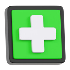 Fototapeta premium First Aid Medical Cross Sign