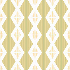 Circus carnival green and beige vintage seamless pattern. Soft harlequin rhombus background. Wrapping texture backdrop with diamond shape pattern. 