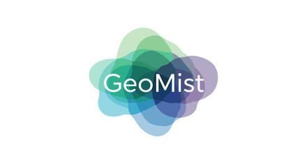 GeoMist Logo Design with Overlapping Circles.