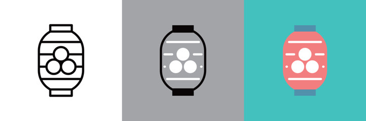 提灯アイコン © WAWAWA