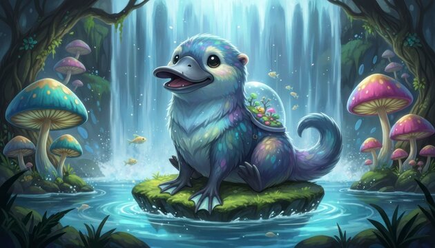 Cartoon Aquatic Animals