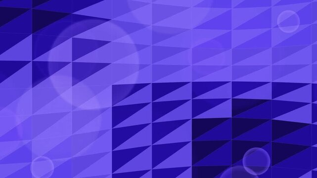 Vibrant Purple Geometric Abstract Background with Tessellated Triangles and Soft Bokeh