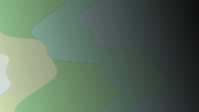 Abstract smooth gradient background with organic green and grey shapes