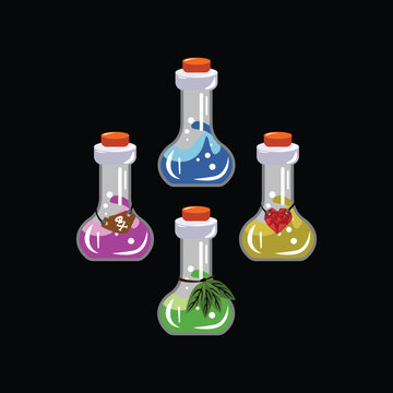 Potion illustration graphic