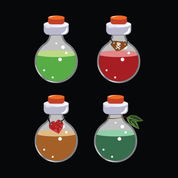 Potion illustration graphic