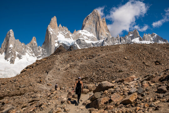 Views on the hike to Fitz Roy, a mountain in the Andes on the border of Argentina and Chile.