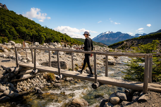 Views on the hike to Fitz Roy, a mountain in the Andes on the border of Argentina and Chile.