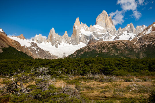 Views on the hike to Fitz Roy, a mountain in the Andes on the border of Argentina and Chile.
