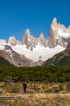 Views on the hike to Fitz Roy, a mountain in the Andes on the border of Argentina and Chile.