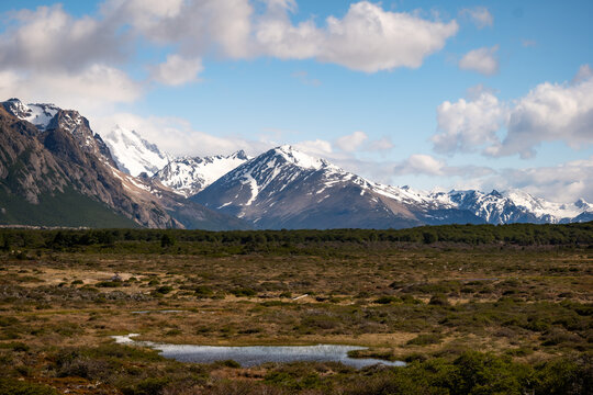 Views on the hike to Fitz Roy, a mountain in the Andes on the border of Argentina and Chile.