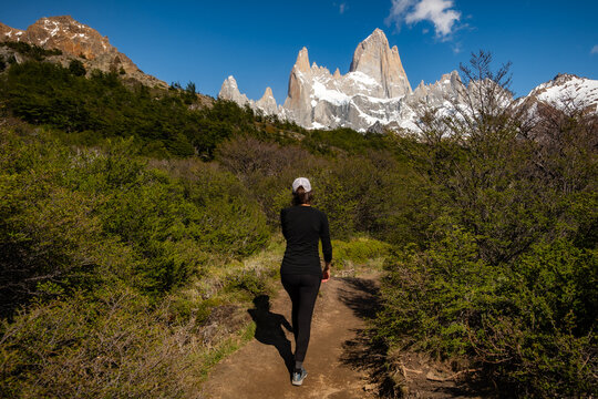 Views on the hike to Fitz Roy, a mountain in the Andes on the border of Argentina and Chile.