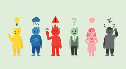 Diverse People Expressing Various Emotions and Thoughts. © Ira Project