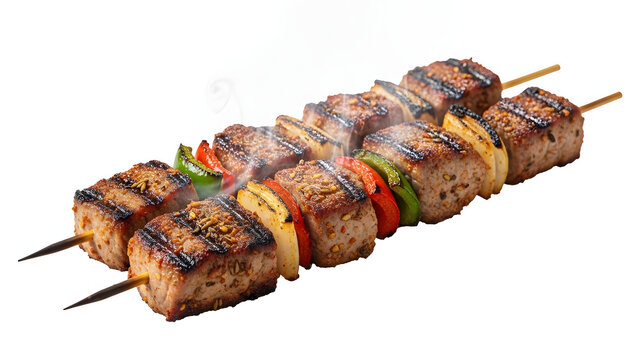 Spiced Spanish street-style grilled meat skewers