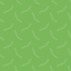 Fototapeta premium Abstract green seamless pattern with flowing wavy lines