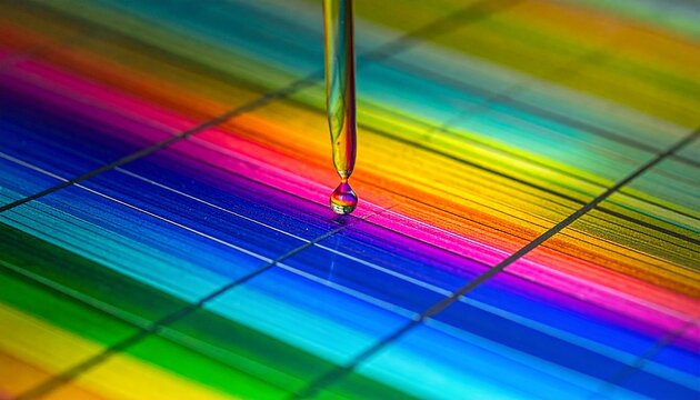 Microscope Slide Chromatography